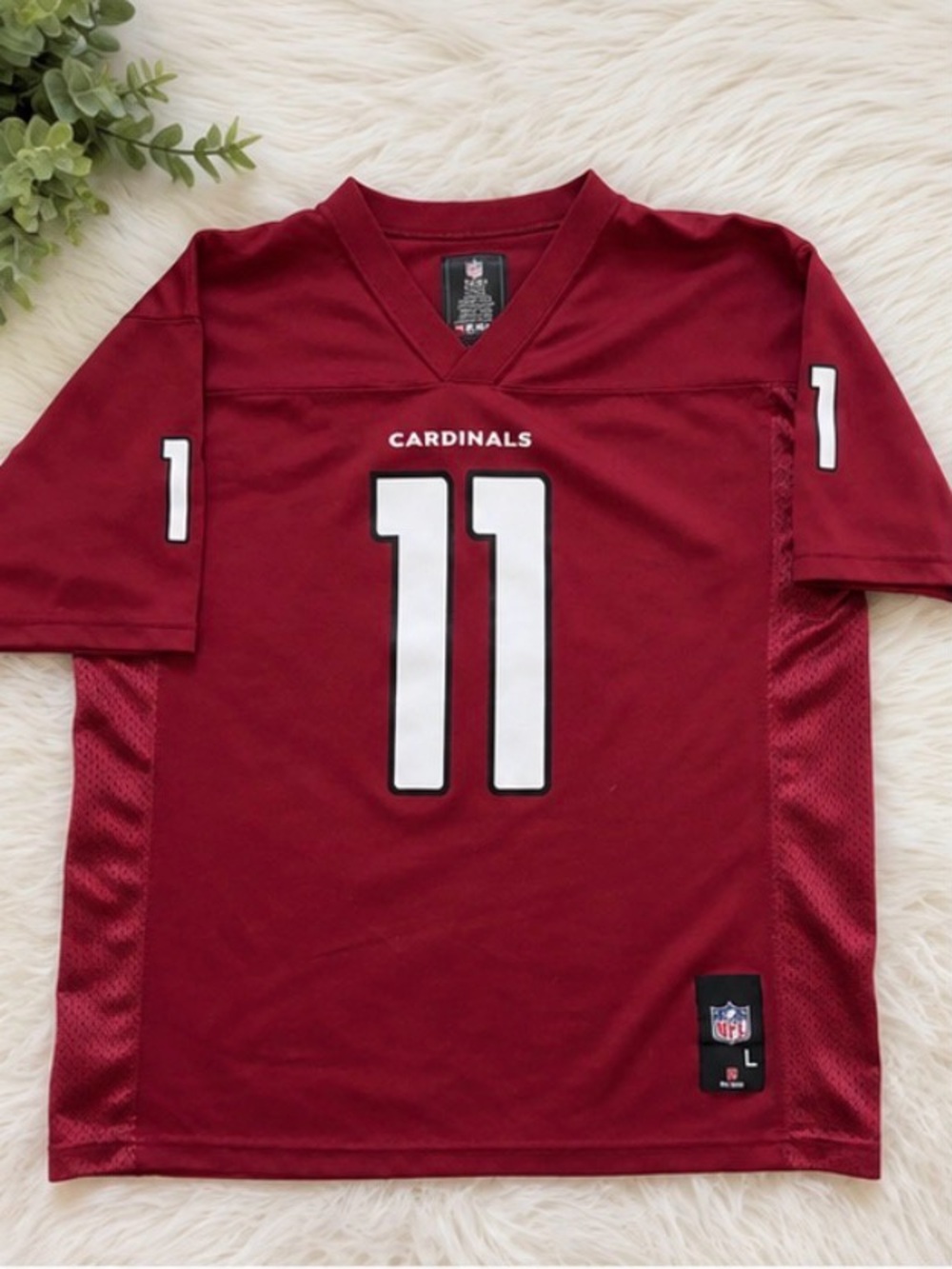 NFL Youth Team Apparel Jersey - Arizona Cardinals Red & Black Accent